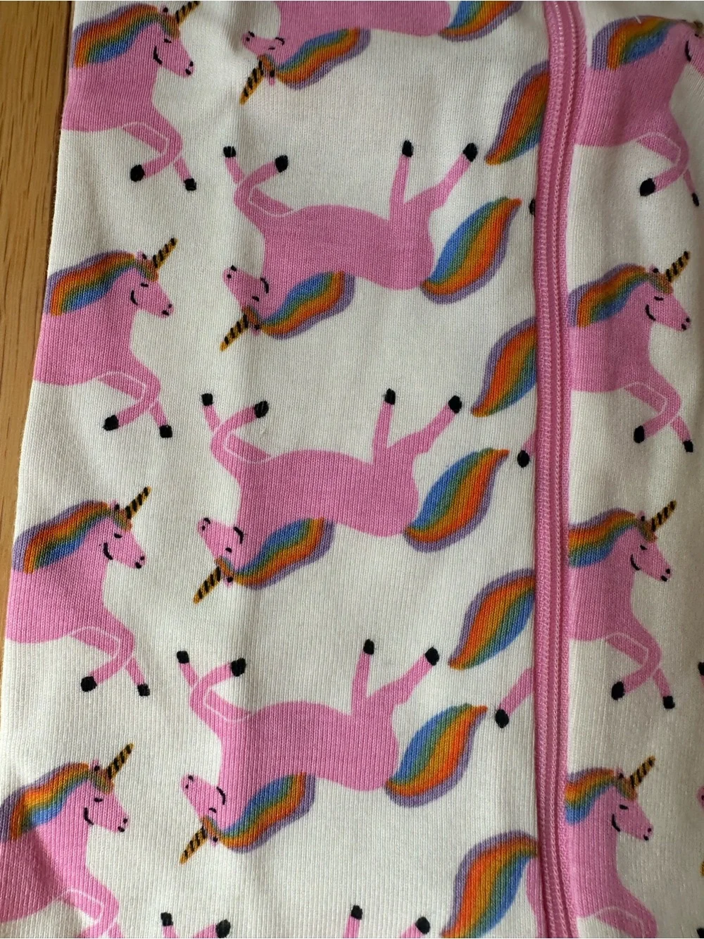 New! 🔥 Hanna Andersson Pink Unicorn Double Zip Romper